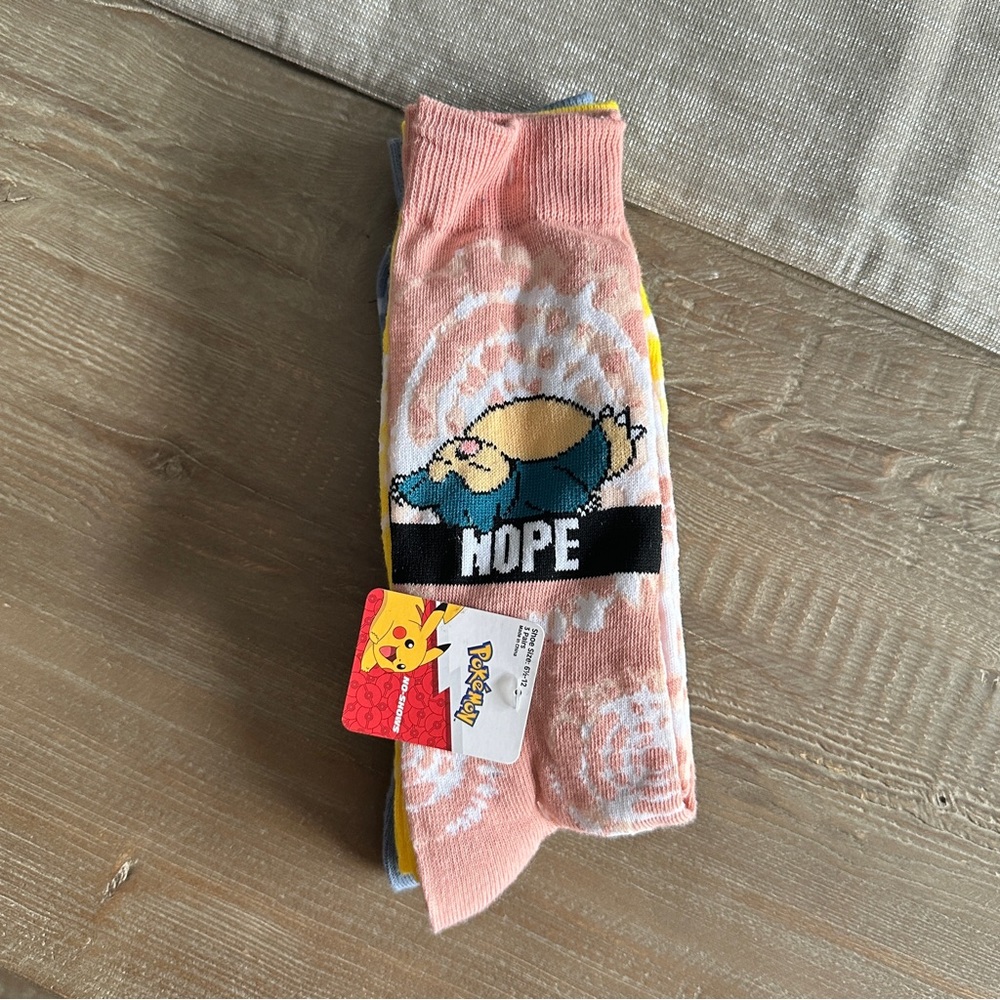 Pokémon 3 Pack of Socks